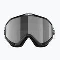 Детски скиорски очила Bliz Liner Jr black white logo/brown&silver mirror 2
