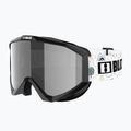 Детски скиорски очила Bliz Liner Jr black white logo/brown&silver mirror 3