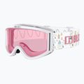 Детски скиорски очила Bliz Pixie Jr white/pink 3