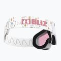 Детски скиорски очила Bliz Pixie Jr white/pink 5