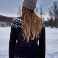 Дамски пуловер Fjällräven Övik Knit Cardigan dark navy 11