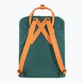 Fjällräven Kanken 16 l туристическа раница арктическо зелено/пикантно оранжево 3