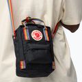 Fjällräven Kanken Rainbow Sling 2,5 л черно/дъга 6