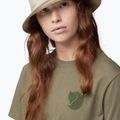 Дамска тениска за трекинг Fjällräven Fox Boxy Logo green F87153 2