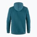 Мъжки суитшърт за трекинг Fjällräven Logo Hoodie deep sea 5