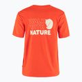 Дамска тениска Fjällräven Walk With Nature flame orange 2