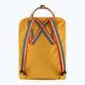 Градска раница Fjällräven Kanken Rainbow 16 l ochre/rainbow pattern 3