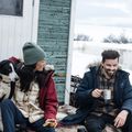 Мъжка риза Fjällräven Singi Heavy Flannel black/deep forest 3