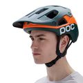 Велосипедна каска POC Cularis Pure pargasite green matt/fluorescent orange matt 2