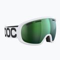 Скиорскa маска POC Fovea hydrogen white/partly sunny green 2