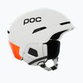 Скиорска каска POC Obex MIPS hydrogen white/fluorescent orange