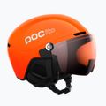 Детска скиорска каска POC POCito Obex Visor S2 Jr fluo orange/clarity pocito/partly sunny/lt orange