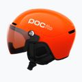 Детска скиорска каска POC POCito Obex Visor S2 Jr fluo orange/clarity pocito/partly sunny/lt orange 2