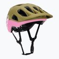 Велосипедна каска POC Cularis olivine green matt/thulite pink matt