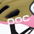 Велосипедна каска POC Amidal olivine green mat/thulite pink mat 7