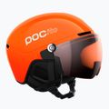 Детска скиорска каска POC POCito Obex Visor S2 Jr fluorescent orange