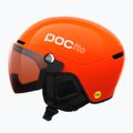 Детска скиорска каска POC POCito Obex Visor S2 Jr fluorescent orange 2
