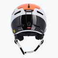 Скиорска каска POC Obex Connect hydrogen white/fluorescent orange avip 3