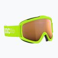 Детски скиорски очила POC POCito Iris fluorescent yellow/green/partly sunny light orange