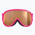 Детски скиорски очила POC POCito Retina Jr S2 fluorescent pink/partly sunny light orange 3