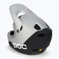 Велосипедна каска POC Coron Air MIPS argentite silver/uranium black matt 4