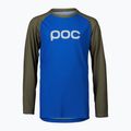 Детски велосипеден ръкав с дълъг ръкав POC Essential MTB natrium blue/epidote green