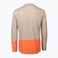 Мъжки колоездачен анцуг с дълъг ръкав POC MTB Pure light sandstone beige/zink orange 2