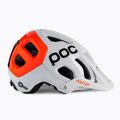 POC Tectal Race MIPS NFC водородно бяло/флуоресцентно оранжево авиокаска за велосипед 3