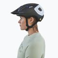 Велосипедна каска POC Axion Race MIPS uranium black matt/hydrogen white 8