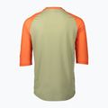 Мъжко колоездачно трико POC MTB Pure 3/4 prehnite green/zink orange 2