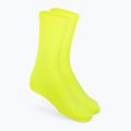 Чорапи за колоездене POC Fluo Sock Mid флуоресцентно жълто/зелено