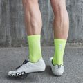 Чорапи за колоездене POC Fluo Sock Mid флуоресцентно жълто/зелено 8