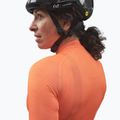 Дамско колоездачно трико POC Essential Road zink orange 3