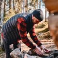 Pinewood Плетена зимна шапка от вълна тъмен антрацит mel 11