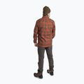 Мъжка риза Pinewood Prestwick Exclusive d.terracotta/d.green 3