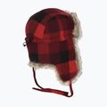 Зимна шапка Pinewood Classic Checked Fur червена / черна 2