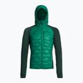 Мъжко яке Peak Performance Helium Down Hybrid Hood green ivy