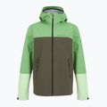 Мъжко дъждобранно яке Peak Performance Trail Hipe Shell с мента/борова игличка/зелено