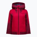 Дамско ски яке Perak Performance Rider Tech Insulated vertical zenith/tech burgundy
