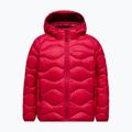 Детско пухено яке Peak Performance Helium Down Hood Jacket Tech Burgundy/Vertical Zenith