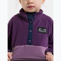 Детски поларен суитшърт Didriksons Monte 6 Half Button northern purple 7