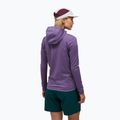 Дамски суитшърт за трекинг Peak Performance Light Zip Hood montana grape 3