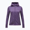Дамски суитшърт за трекинг Peak Performance Light Zip Hood montana grape 5