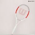 Wilson Six.One Lite 102 CVR тенис ракета червено и бяло WRT73660U 8