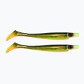 Strike Pro Pig Shad Jr гумена примамка 2 бр. златисто-зелена TEV-SP172C-MN2