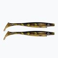 Strike Pro Pig Shad Tournament 2 части кафява/златиста гумена примамка TEV-SP172M-115