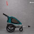 Едноместно ремарке за велосипед Qeridoo Sportrex1 синьо Q-SR1-21-P 12