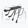 Велосипеден багажник  Rockbros 33210004001 Bike Rear Rack black 2