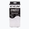 CCM Pro Cut '19 чорапи за хокей бяло/черно 4