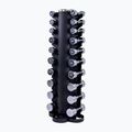 Lifemaxx хромиран комплект дъмбели със стойка 1-10 кг LMX80.TD